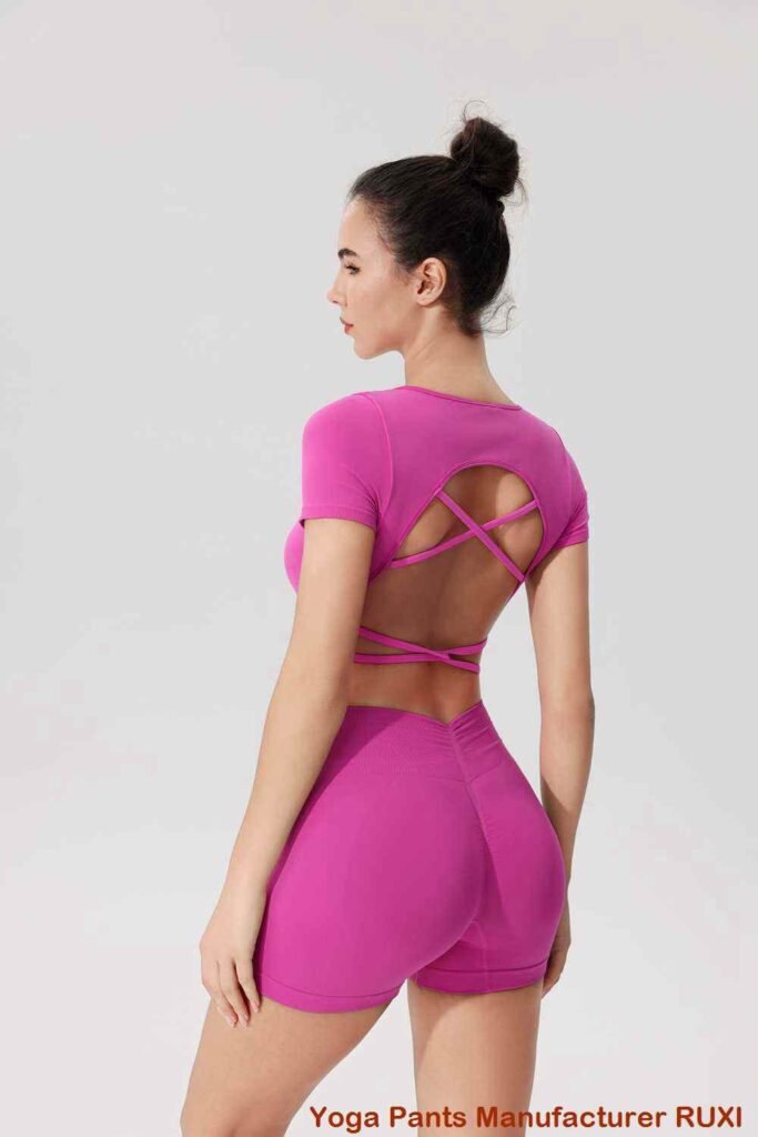 органічні шорти для йоги Ruxi au3409